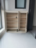 立太实木鞋柜门口入户柜收纳柜一体靠墙玄关柜家用门口楼道柜子储物柜 【ENF级加厚实木】90x32x92cm暖白-约放19-22双 实拍图