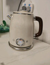 美的（Midea）艺术家电热水壶  烧水壶自动断电保温一体  1.6L大容量电热水壶 316L不锈钢恒温壶 精准控温 63-Q 实拍图