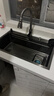JOMOW水槽5.0加厚厨房大单槽一体盆304不锈钢洗碗池槽多功能洗菜盆GL/d 75*46【5.0加厚】耐磨耐刮 【默认发右下水】左下水需下单备注 实拍图