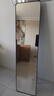 初学者 穿衣镜 全身落地镜试衣镜家用防爆壁挂衣帽间铝合金网红大镜子 经典黑150*40【壁挂+落地】 实拍图