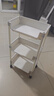 京东物流 书架推车式置物架移动落地储物架简易多层收纳架 3层 【带轮】容量升级 【稳固不晃】 实拍图