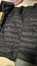 鸭鸭（YAYA）佟丽娅同款轻薄羽绒服女新款冬季短款圆领内胆修身时尚薄外套男 黑色【男款无领YE3C700311Y】 3XL 实拍图