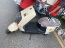 爱玛电动摩托车  辉腾长续航大动力智能APP操控72V电瓶车国民好车爱玛电动车自营电动车 茶白 实拍图