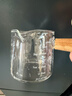 玻璃小奶盅带刻度带木手柄奶杯木柄奶盅司浓缩咖啡萃取量杯咖啡杯 双嘴 实拍图