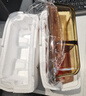 希乐扣Cilock饭盒微波炉加热专用碗上班族带饭餐盒玻璃保鲜盒分隔便当盒 琥珀色二隔1040ml 实拍图