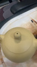 古悦堂宜兴名家纯全手工紫砂壶茶壶茶具黄金段泥西施壶200毫升 素雅款 200ml 实拍图
