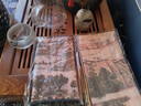 苏氏陶瓷茶巾国潮风防水茶席竹席复古中式桌旗布艺干泡茶巾垫两条 实拍图