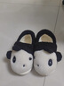 朴西熊猫儿童棉拖鞋冬季男童女童宝宝室内家用防滑保暖包跟棉鞋女 熊猫黑 34 【220mm】 实拍图
