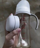 贝亲（Pigeon）自然成长翻盖直饮吸管 大童奶瓶330ml 经典款 18月+  AA278 实拍图
