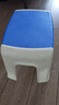 好尔凳子家用板登客厅卧室换鞋凳防滑塑料小凳子脚踏矮凳中号蓝色1个 实拍图