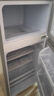 志高（CHIGO）小冰箱迷你小型家用冷藏冷冻两用宿舍出租房用双门办公室电冰箱节能省电 【一级能效】76L银色【三天约一度电】 实拍图