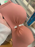 KJ文胸内衣女性感光面文胸小胸聚拢胸罩无痕文胸套装红色本命年内衣 101粉色（套装） 75B 34=（上薄下厚2.0） 实拍图