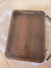 唐瓴（TANGLING）胡桃木茶盘实木托盘木制干泡家用茶托盘长方形木质圆形点心餐盘 胡桃木托盘-小号35.8*25.8cm 实拍图