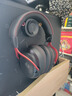 竹林鸟玄武ZG2头戴式电竞游戏耳机专用2.4G无线蓝牙有线type-c四模7.1音效一键听声辨位长续航降噪麦克风 黑红色官方标配（不含支架） 实拍图