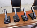 海康威视（HIKVISION）会议一拖四无线麦克风桌面短杆方管话筒主席台UHF高保真抗干扰自动对频防啸叫演讲培训广播 实拍图