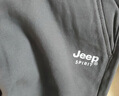 JEEP SPIRIT吉普休闲裤男宽松秋冬季直筒裤子男士商务男裤 深灰色 32 实拍图