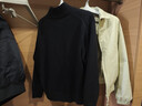 优衣库合作款/男装女装高领针织衫/长袖毛衣毛衫479733 09 黑色 M /170/92A 实拍图