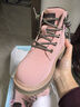 天美意（TEENMIX）童鞋儿童马丁靴女童2024新款春秋单靴男童大黄靴皮靴子中大童短靴 粉色 29 实拍图