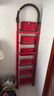 忆琳居梯子家用安全人字梯折叠伸缩多功能楼梯便捷扶梯加厚安全步梯红六 实拍图