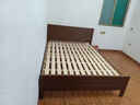 兴瑀汇实木床1.5米1.8m新中式双人床胡桃色木床主卧家用现代简约单人 胡桃色床 1.5米*2米框架结构 实拍图