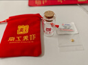 京工美作黄金足金999.9金豆攒金收藏金元宝攒钱爱心送生日公司礼物金豆1g 实拍图