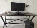 奥伦福特  电脑桌台式家用电竞游戏桌办公书桌简约书房写字桌子 碳纤维纹路单桌-120*60 升级款电竞桌 实拍图