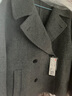 优衣库女装双面呢休闲短大衣478581 06 铅灰色 2XL /165/100B 实拍图