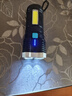 四核灯芯手电筒COB侧灯两用可充电户外多功能led远射灯 黑色 黑色四核灯芯350毫安 实拍图