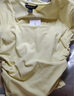 UR秋季新款女装旷野美拉德褶皱修身套头短袖T恤UWM440004 米黄 M 实拍图