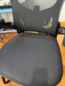 科润电脑椅办公椅学习椅人体工学椅学生椅护腰久坐舒服办公家用电竞椅 加厚海绵-黑框黑-透气升降腰托-加粗弓脚 不可调节 可旋转可升降扶手 +8cm加厚坐垫 实拍图