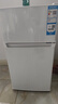 海尔（Haier）88升小冰箱冰箱双开门小户型迷你家用租房宿舍办公室节能省电BCD-88GHTMZ0WV家电国家补贴15% 实拍图