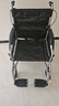 京巧铝合金轮椅老人专用出行便携式轮椅小型轻便折叠旅行代步车可自推 实拍图