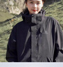 骆驼（CAMEL）冲锋衣女三合一黑色外套男户外防暴雨防风防水旅游登山服 实拍图