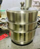 美厨（maxcook）蒸锅 304不锈钢30CM三层蒸锅 加厚复底汤锅 燃气电磁炉通用 实拍图