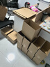 惠象 快递纸箱收纳纸箱5号箱 29*17*19cm 三层特硬快递邮政搬家纸箱-10个/包 实拍图