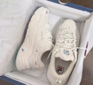 斐乐（FILA）跑步鞋老爹鞋男子跑步鞋MARSⅡ火星二代情侣款复古运动鞋休闲鞋 南极灰/雾灰-AN-F12M141116F 42 实拍图