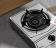 樱雪（INSE）煤气灶燃气灶液化气单灶台式 4.5kw大火力单眼灶 家用猛火煤气炉不锈钢灶具 JZY-T1501(G)W液化气 实拍图