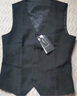 海派浩宇 西装马甲男修身商务正装马褂无袖高级感西服马夹背心职业装坎肩 黑色马甲 3XL (185) 推荐72-78KG 实拍图