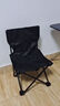 月逸清辉户外折叠椅便携式小马扎折叠凳子钓鱼旅行露营装备钓椅写生椅 【中号】折叠椅-黑+收纳袋 实拍图
