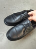 木林森皮鞋男商务休闲鞋男士英伦小皮鞋头层牛皮商务正装潮鞋 黑 43  实拍图