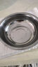 不锈钢盆加厚大盆洗脸盆洗菜盆家用大号盆洗澡洗衣加厚盆洗菜盆 加厚不锈钢大盆 40CM【1个装】 实拍图