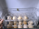 家の物语日本侧门鸡蛋收纳盒冰箱用食品级保鲜盒厨房整理专用装放蛋托神器 实拍图