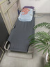 折叠床单人床办公室简易午休神器床多功能便携躺椅成人午睡行军床 灰色172-18管56床 实拍图