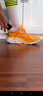 HOKA ONE ONECLIFTON 9 男款克里夫顿9厚底透气跑鞋 橙色  44.5 实拍图