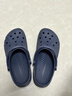 卡骆驰（CROCS）洞洞鞋贝雅男鞋女鞋轻便耐磨一脚蹬拖鞋休闲鞋|10126 深蓝-410 41 /42(260mm) 实拍图
