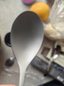 京东京造 钛健康勺子 汤勺家用不锈钢水滴勺【长柄加深】5只套装 实拍图