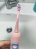舒客宝贝儿童电动牙刷舒克声波震动含氟刷丝专业防蛀软毛护龈双重模式F2粉(适用3-12岁)  生日儿童节礼物 实拍图