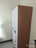 易宝林衣柜家用卧室翻开门简约衣柜出租房现代简约衣橱收纳储物柜带安装 原木风100cm三门+三抽【包安装】 实拍图