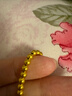 纵横金业足金999  黄金转运珠 金珠子   单颗 散珠 手串diy 1克（单颗） 实拍图