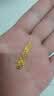 中国黄金（CHINA GOLD）福袋黄金项链女钱袋子足金吊坠生日礼物送女朋友老婆 （金重约2.6g）配足金链 实拍图